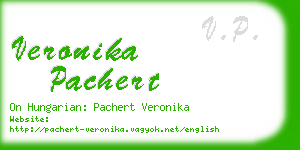 veronika pachert business card